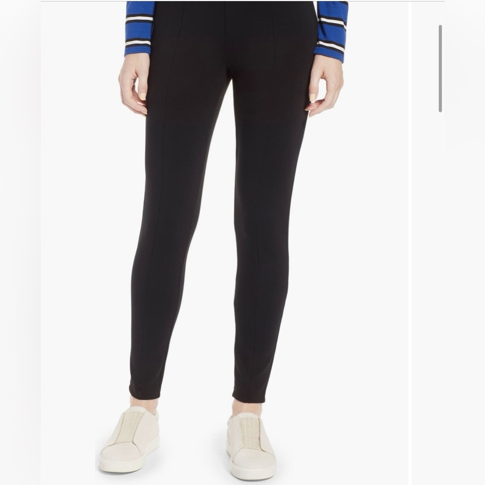 Halogen Seamed Pointe Knit Leggings - XS